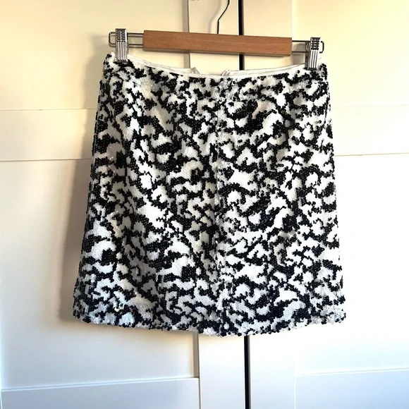 Nasty Gal Premium Sequin High-Waisted Fitted Mini Skirt, NWT - Picture 4 of 16